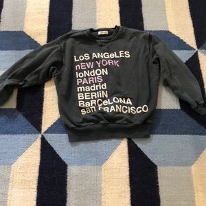 Annie bing city sweatshirt size xs